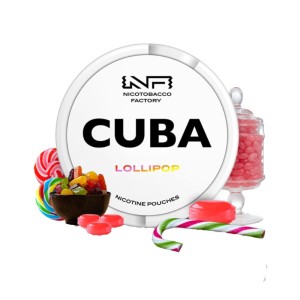 Woreczki nikotynowe CUBA WHITE 16mg – Lollipop