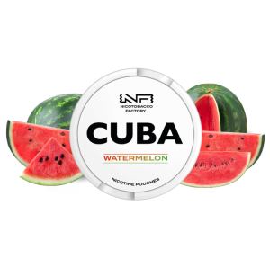 Woreczki nikotynowe CUBA WHITE 16mg – Watermelon Snus AKCYZA
