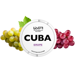 Woreczki nikotynowe CUBA WHITE 16mg – Grape