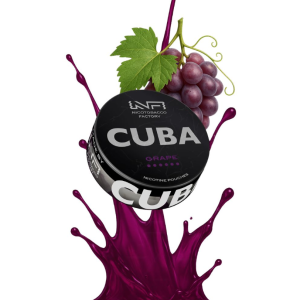Woreczki nikotynowe CUBA BLACK 19,9mg – Grape