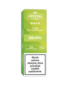 Crystal Salt Sour Apple 20 mg 10 ml