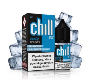 Liquid Chill Out Salt 20mg 10ml Mentol No Sugar Ice